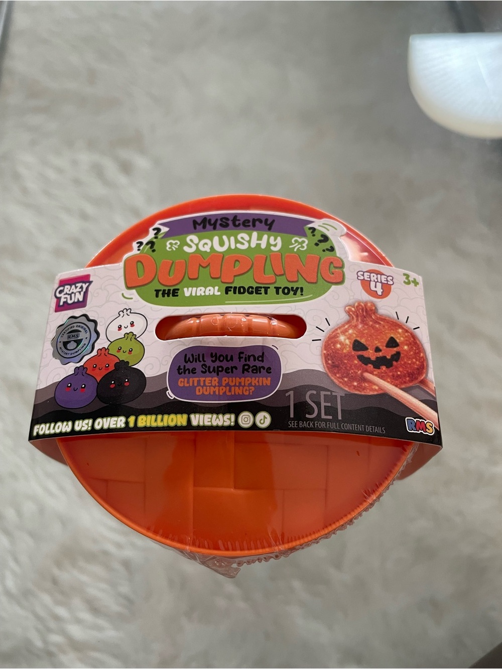 Mystery Squishy Dumpling - Orange